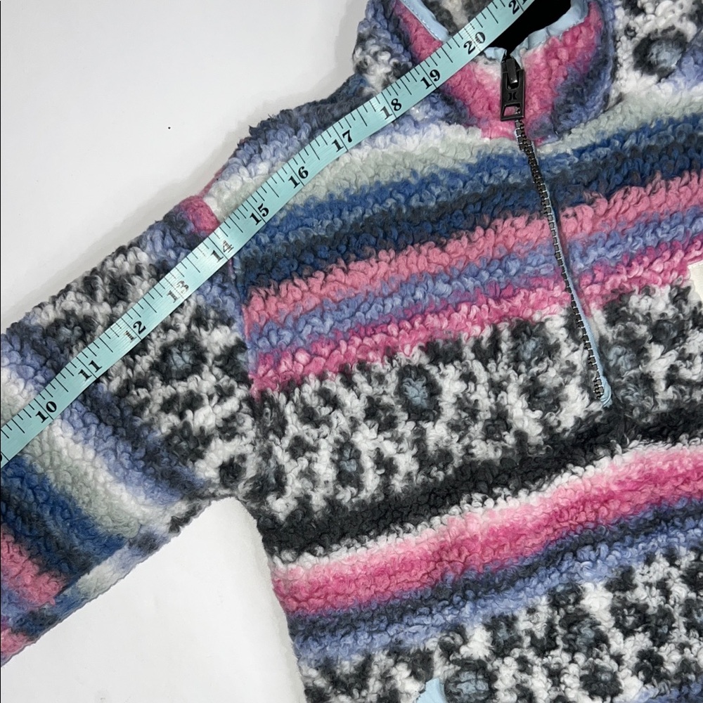 Hurley Cozy Striped Fleece Girls (size 4/5) - Picture 6 of 11